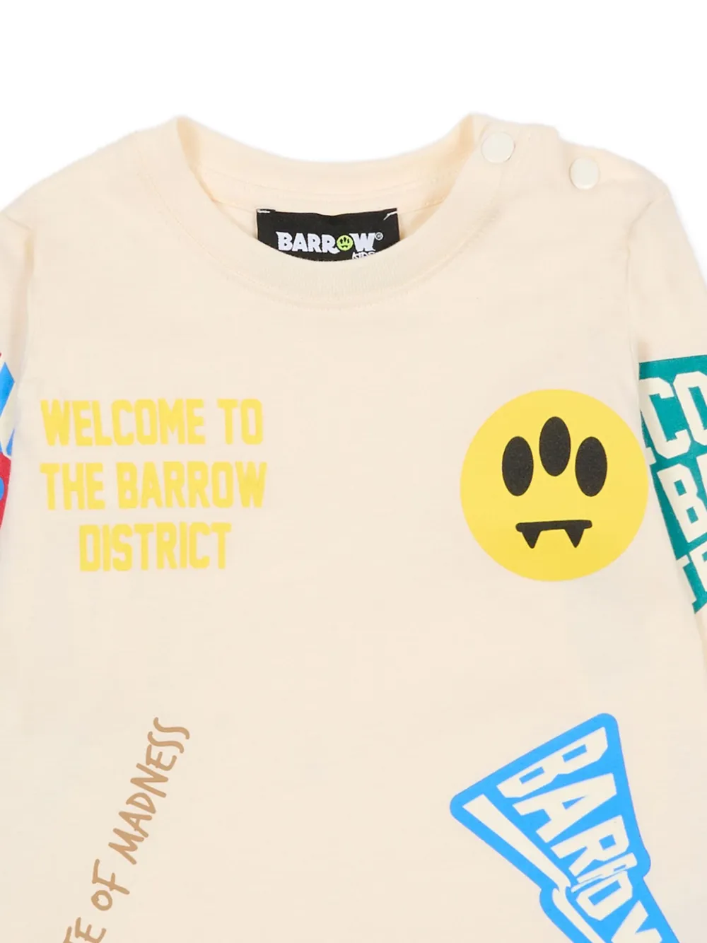 Barrow Long-sleeve Graphic T-shirt In Multi