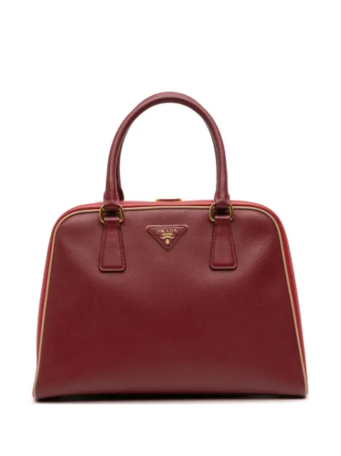 Prada Pre-Owned 2000-2025 Saffiano Lux Handtasche mit Pyramidenform