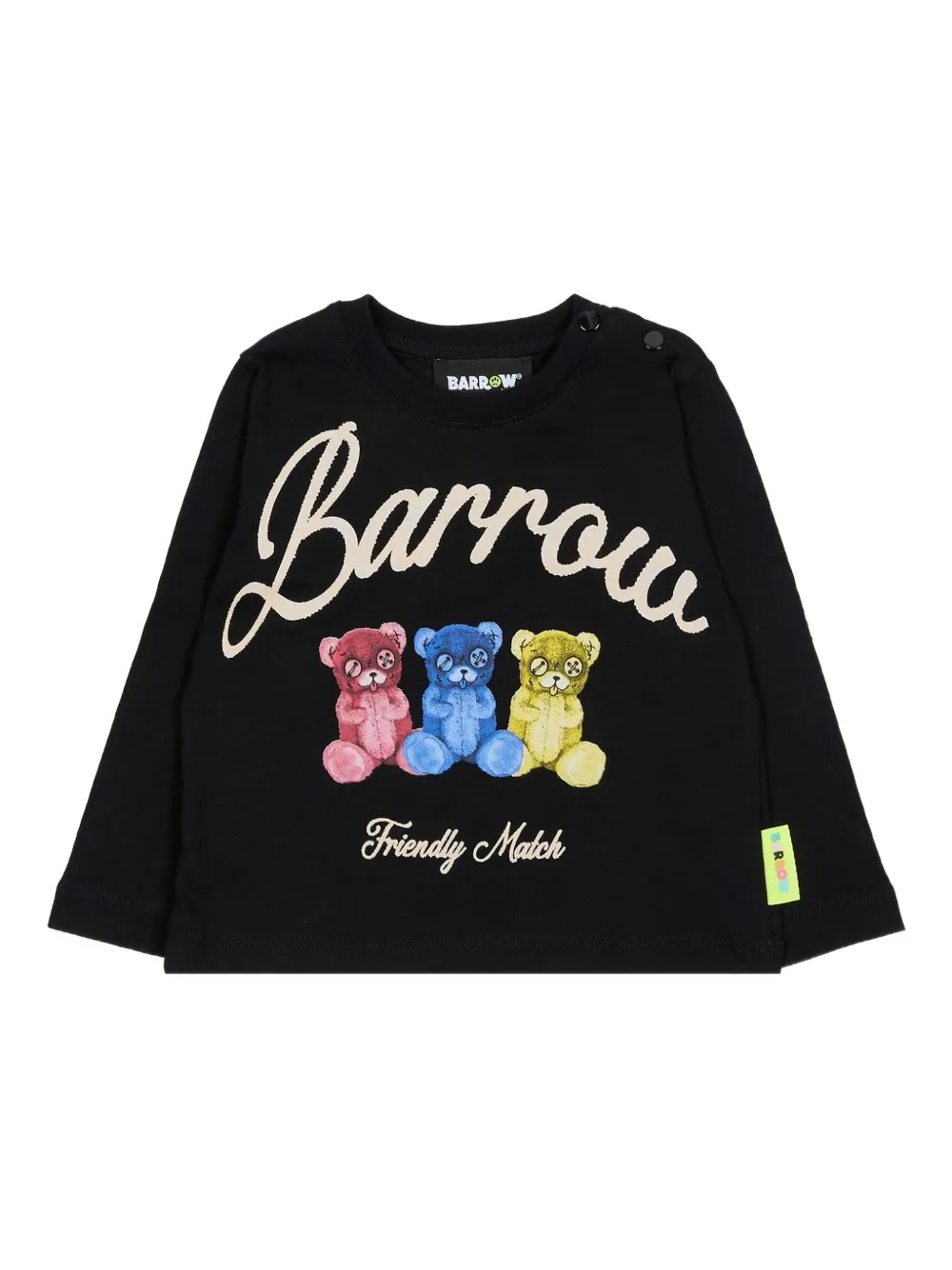 Barrow kids long-sleeve graphic T-shirt | Black | Image 1