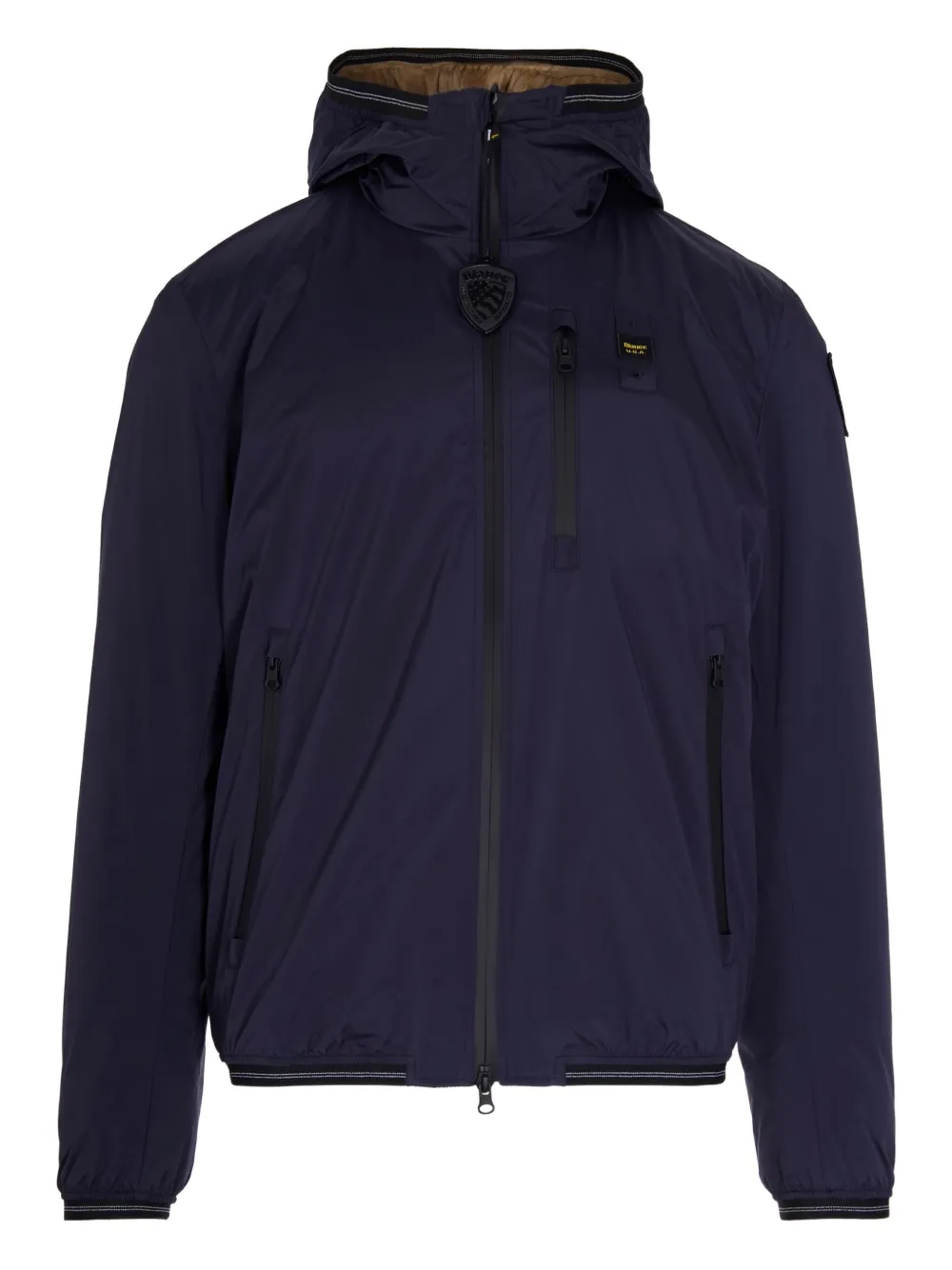 Blauer Giubbino Con Interno In Eco Pelliccia Devon Blu In Blue
