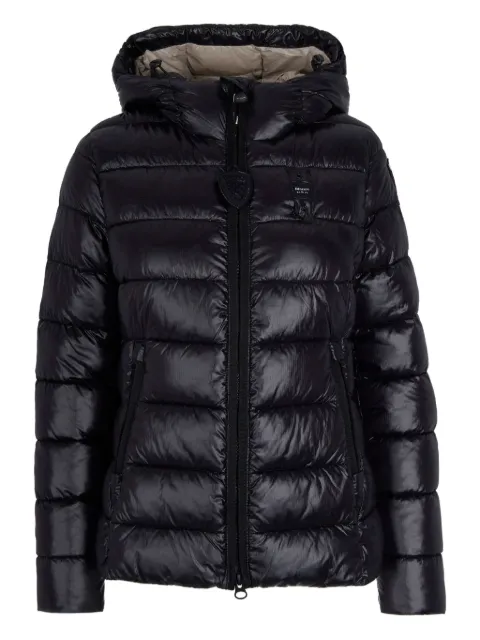 Blauer logo-patch puffer jacket