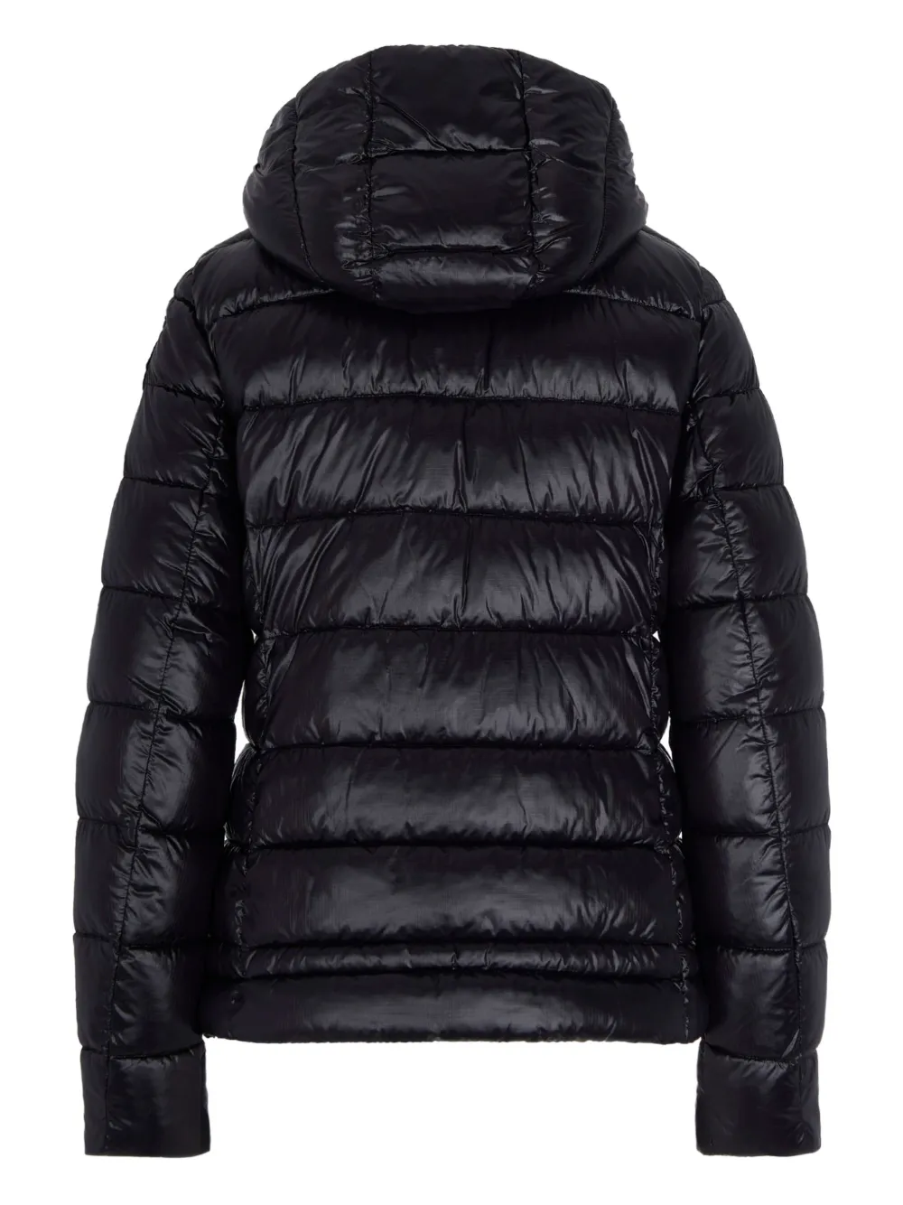 Blauer Logo-patch Puffer Jacket In Black