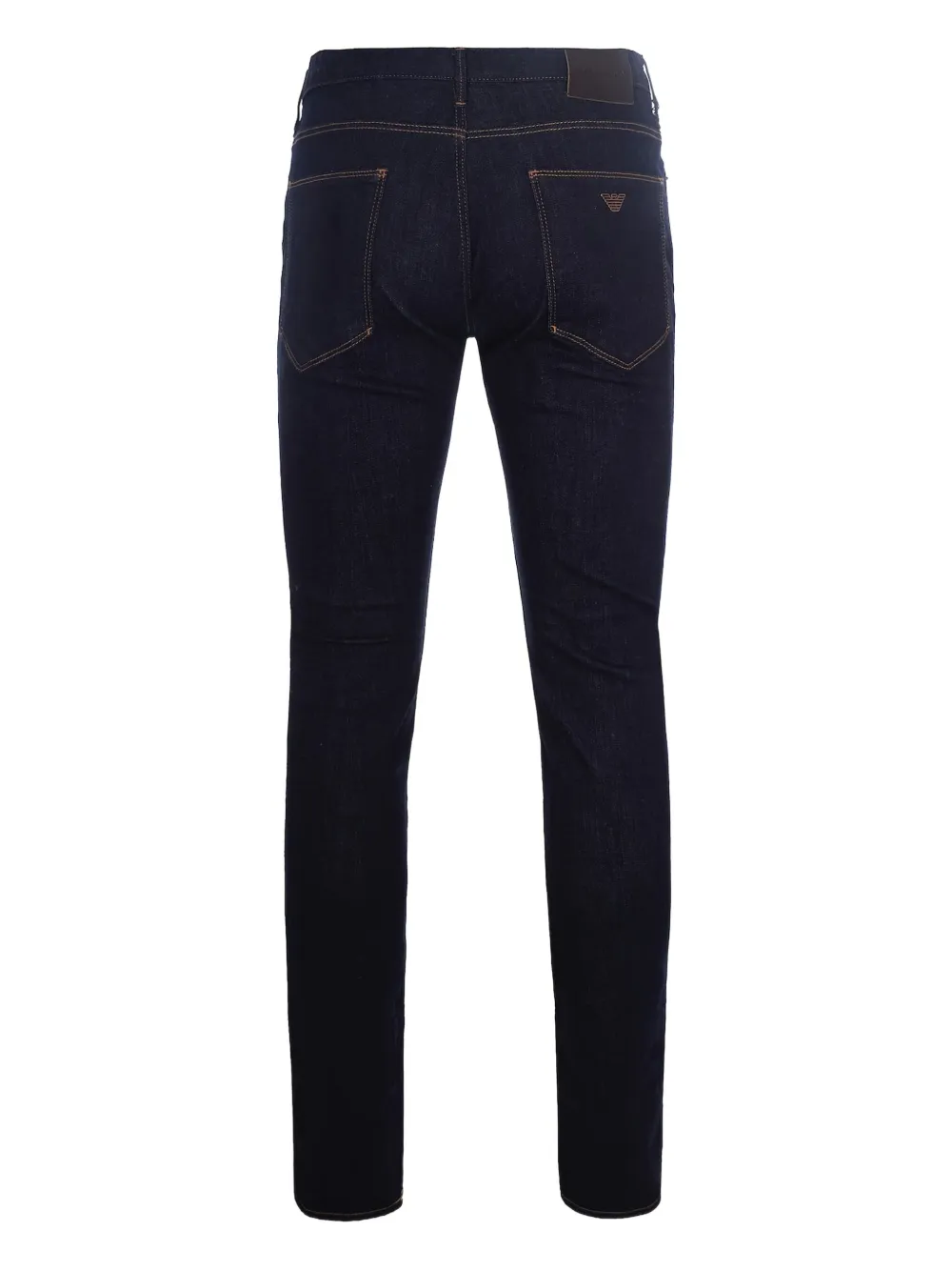 Emporio Armani Jeans met logopatch Blauw