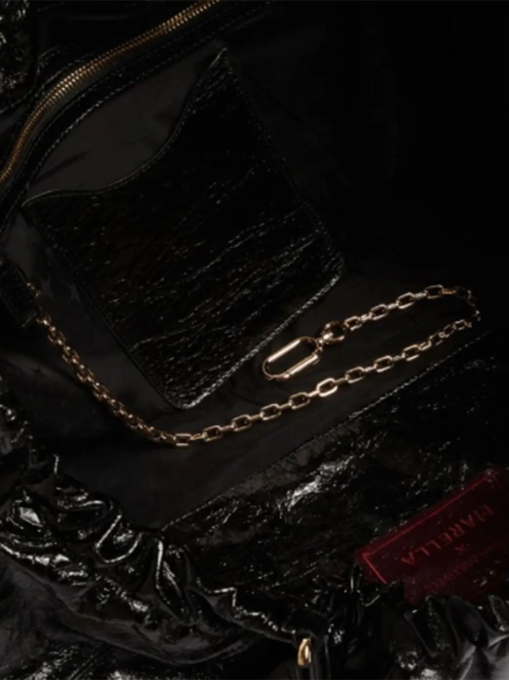 Marella Stellathestar shopper met ketting Zwart