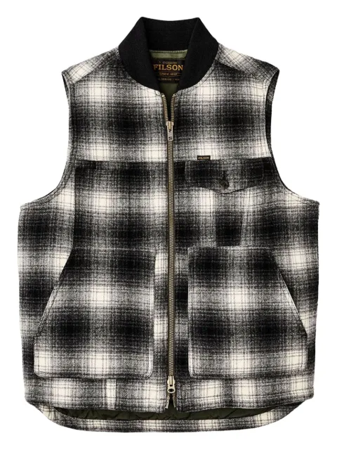 Filson checked gilet