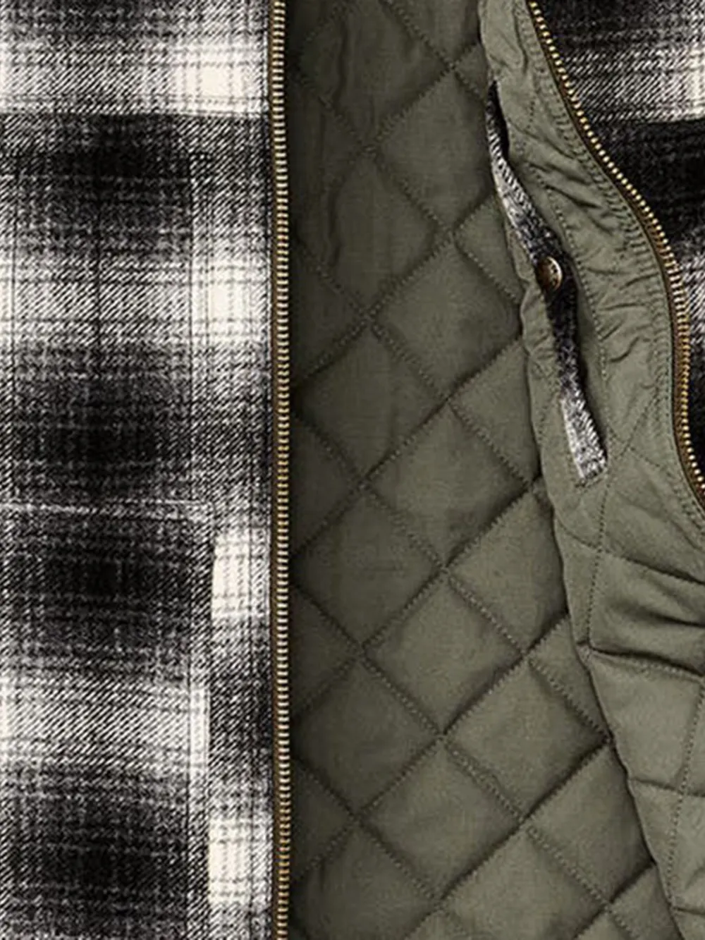 Filson Geruit gilet Grijs