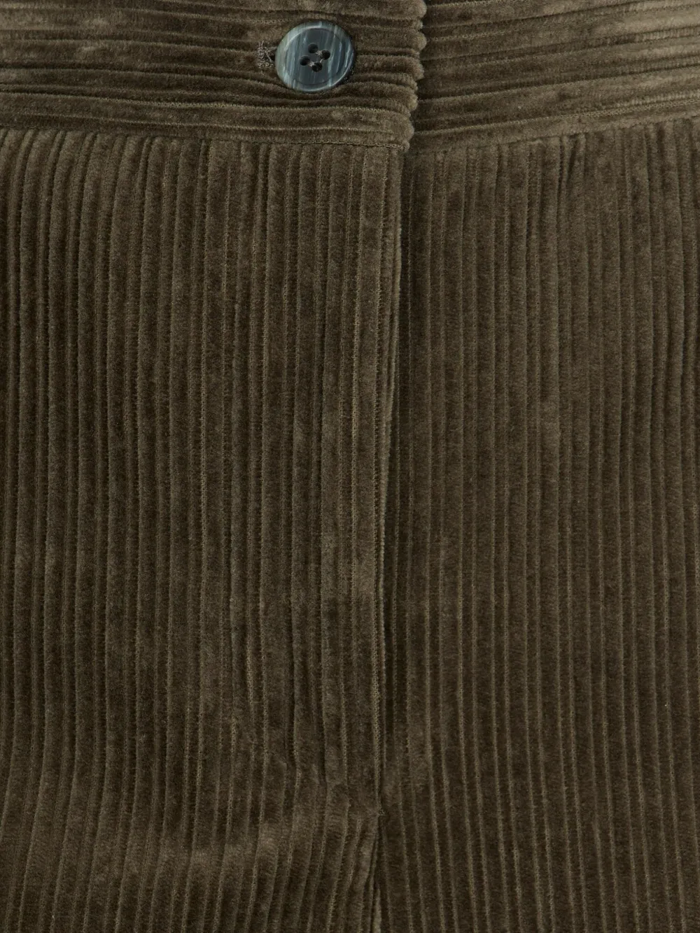 P.a.r.o.s.h Corduroy Straight-leg Trousers In Green