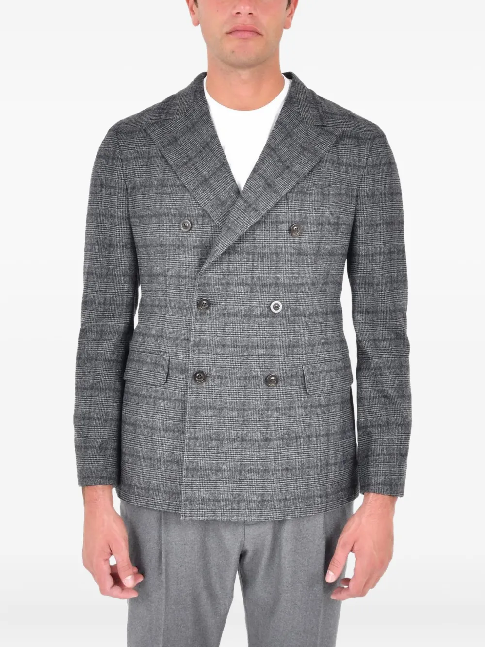 Boglioli double-breasted check jacket | Grau | Image 1