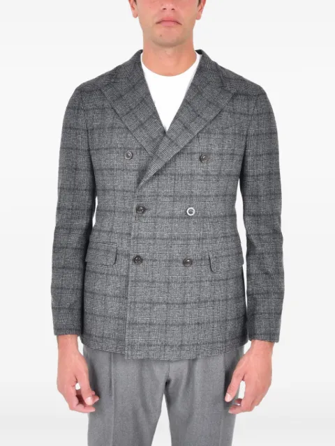 Boglioli double-breasted check jacket