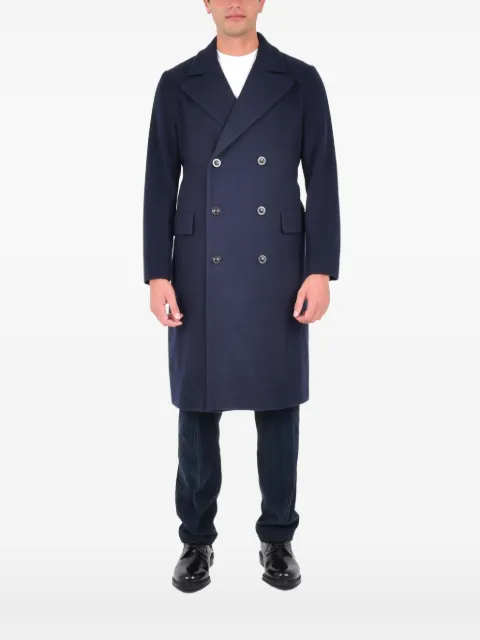 Boglioli double-breasted belted coat