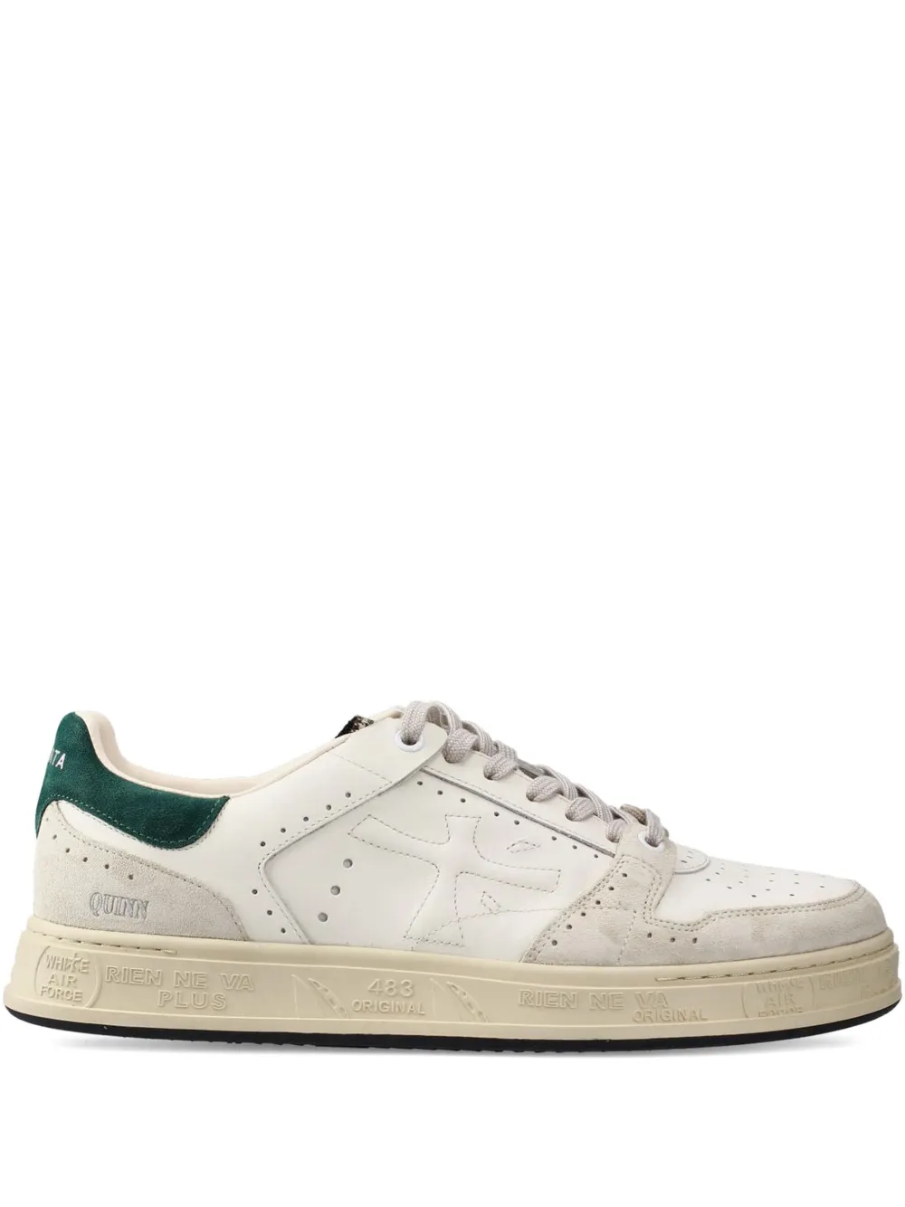 Premiata QUINN suede leather sneakers | White | Image 1