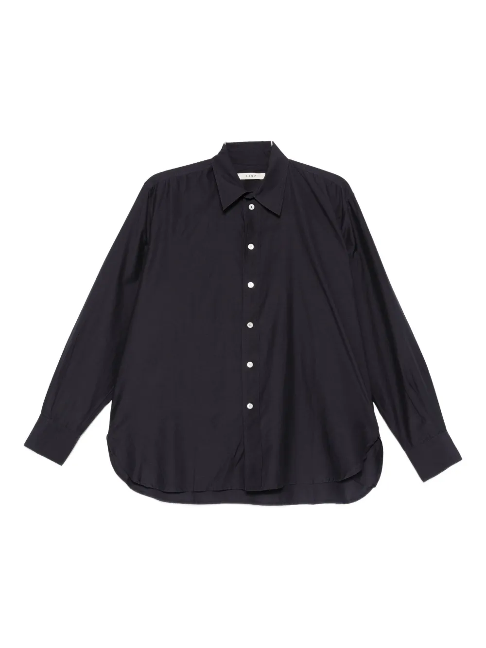 6397 button-up poplin shirt | Blue | Image 1