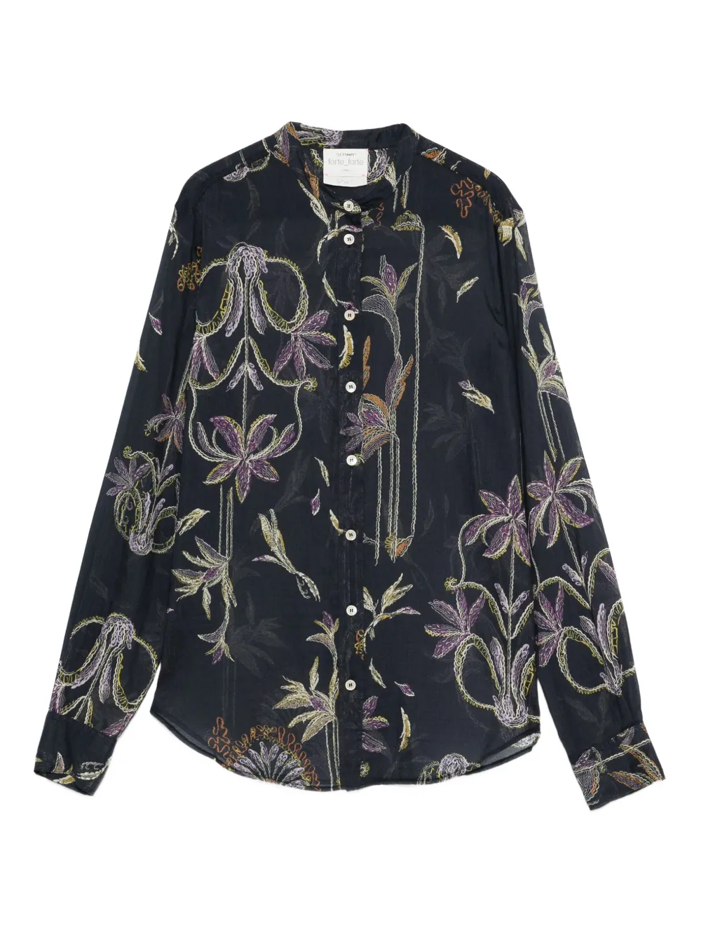 Forte Forte printed shirt - Blau