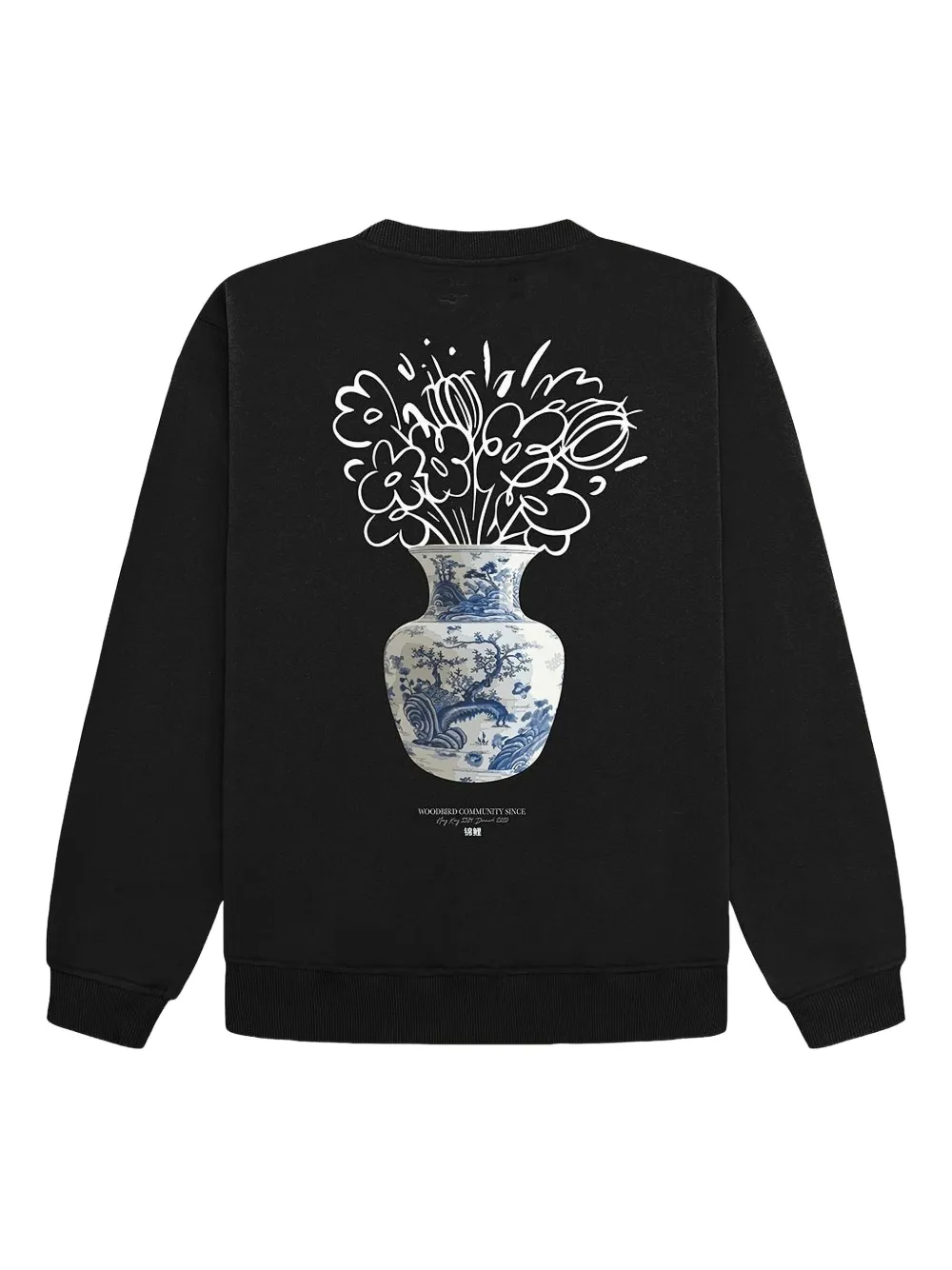 Woodbird WBCane Ming Crew printed sweatshirt | Sweatshirts | Image 2