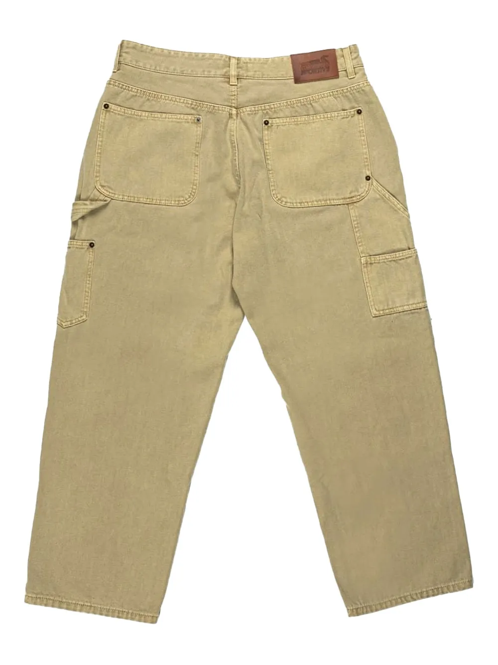Goodies Sportive Mustang Straight-leg Trousers In Brown
