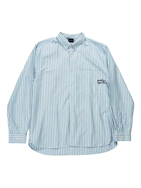 Goodies Sportive striped patch-pocket shirt