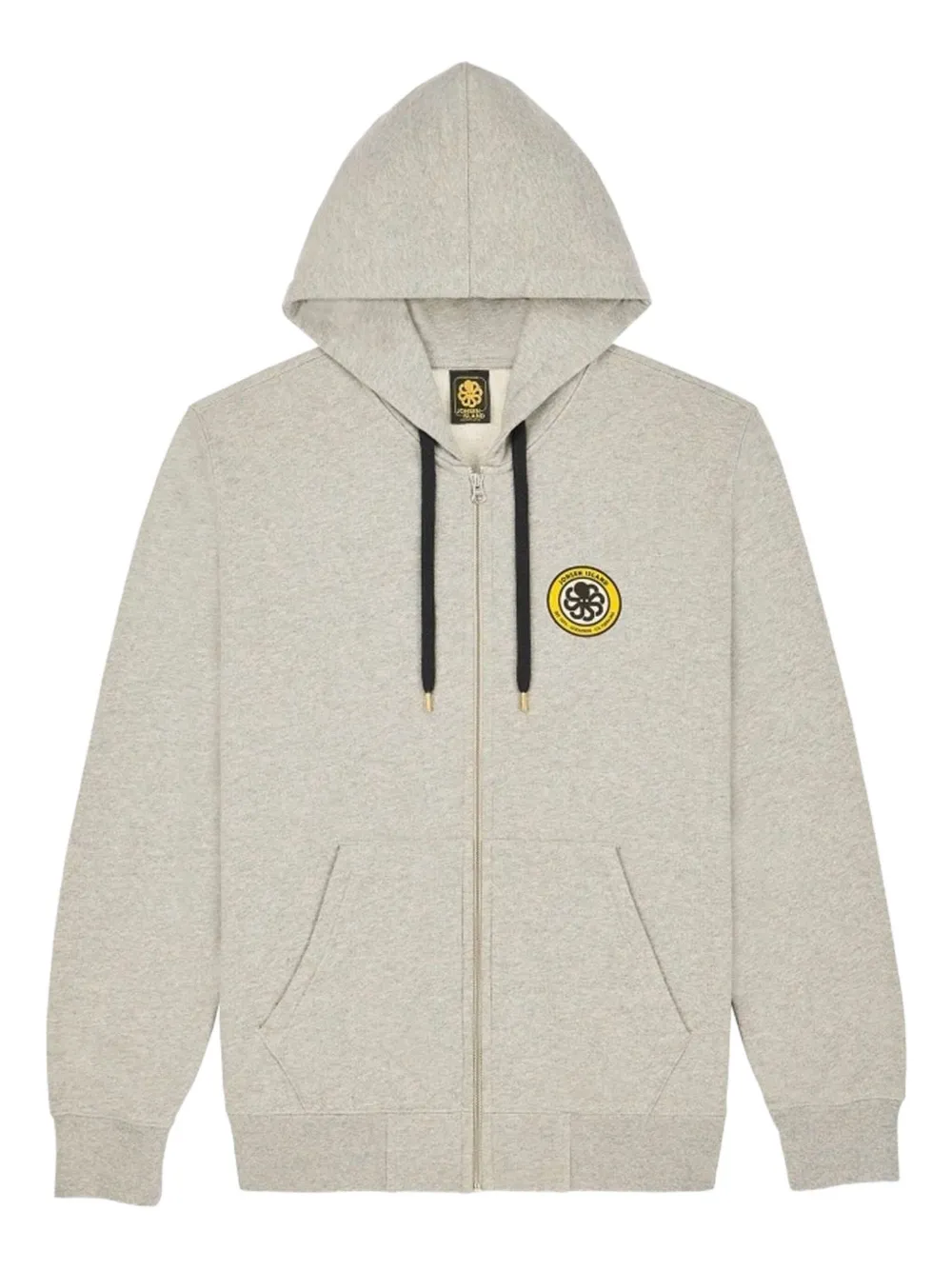 Jonsen Island zipped hoodie | Grey | Image 1
