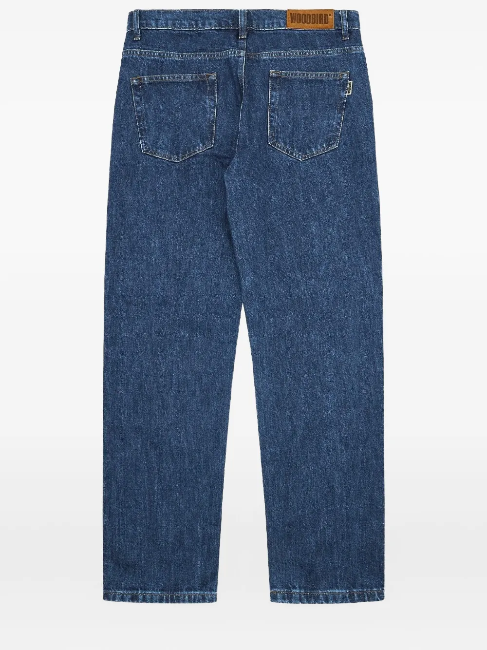 Woodbird WBLeroy 90's Rinse jeans met vijf zakken - Blauw