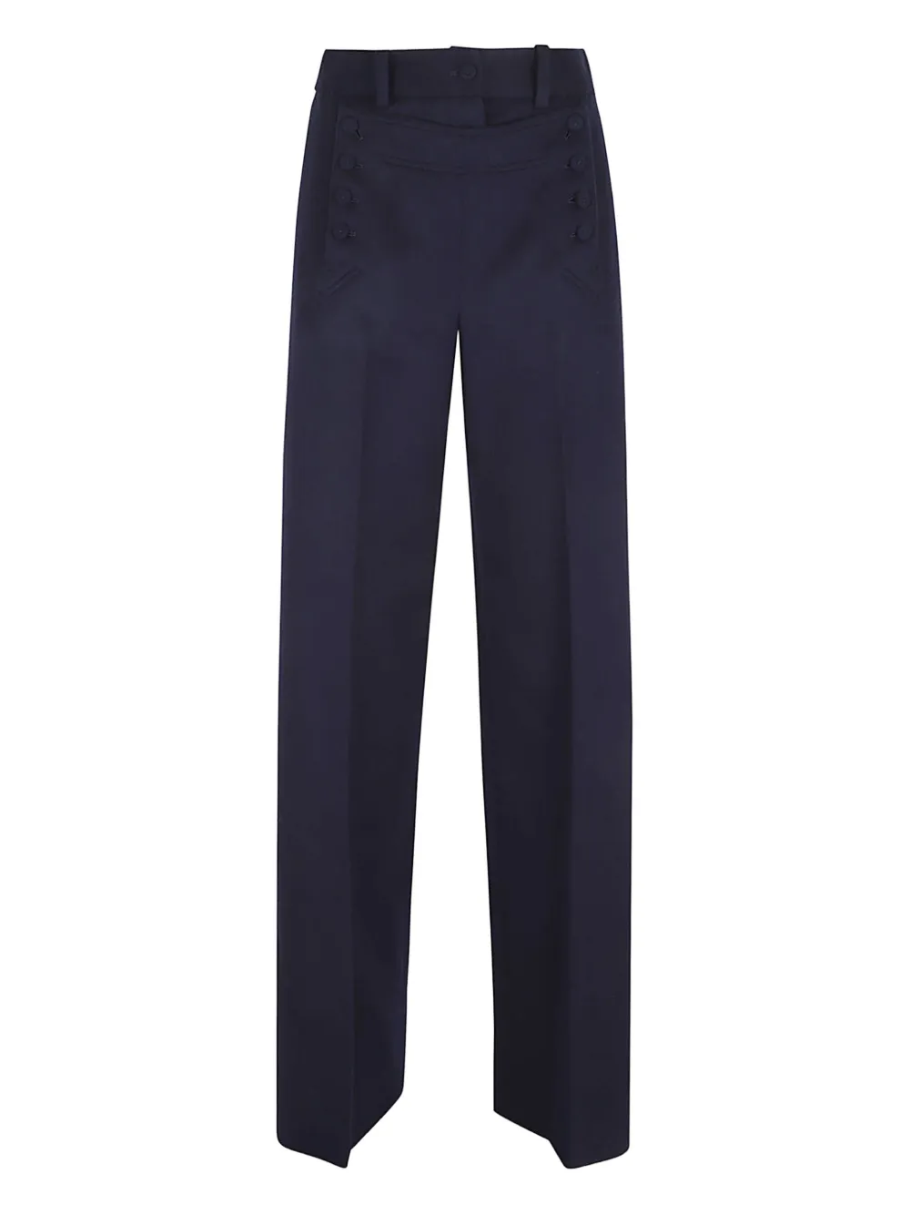 Ermanno Scervino button-detailed trousers | Blue | Image 1