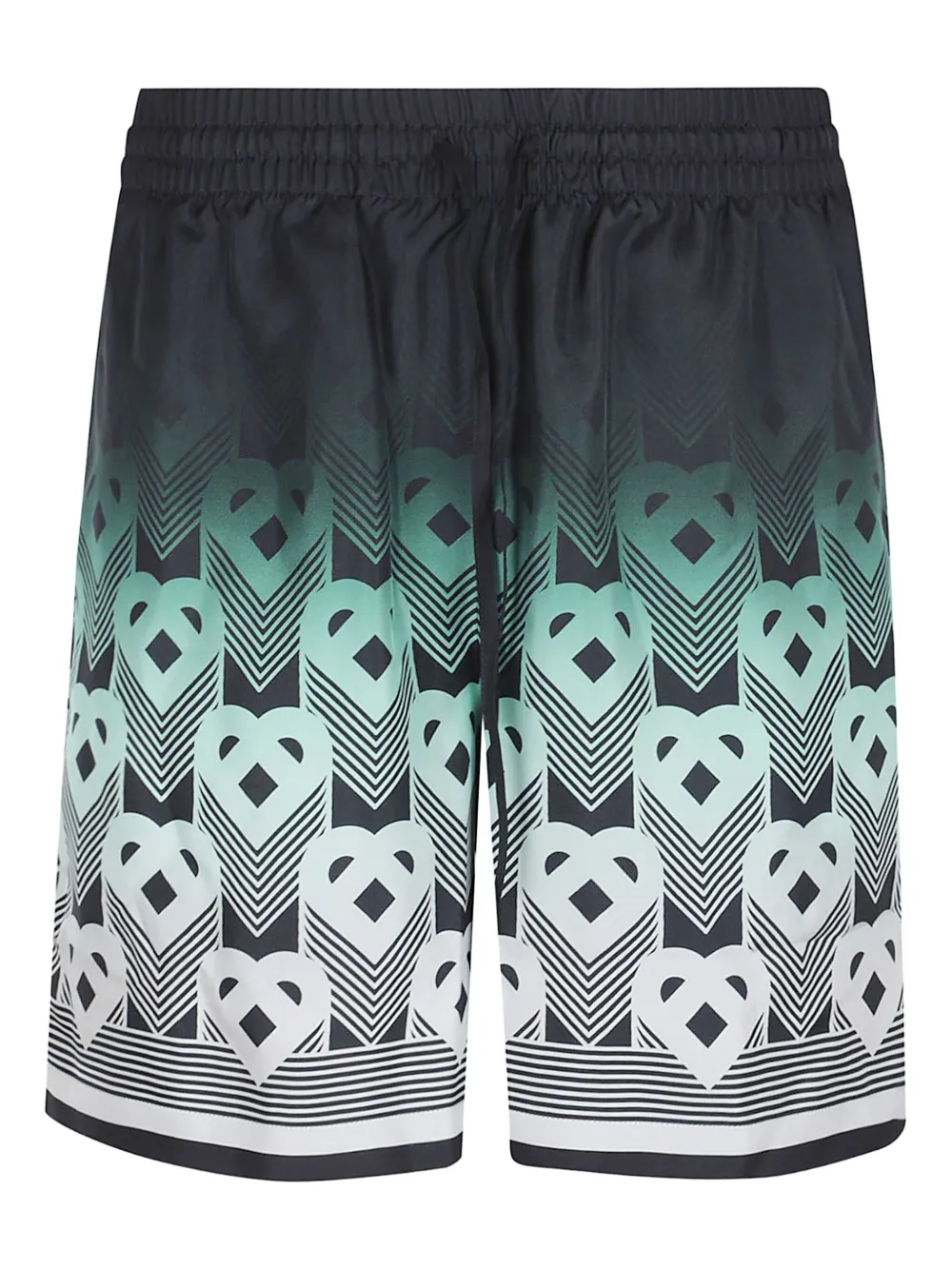 Casablanca monogram gradient shorts | Black | Image 1