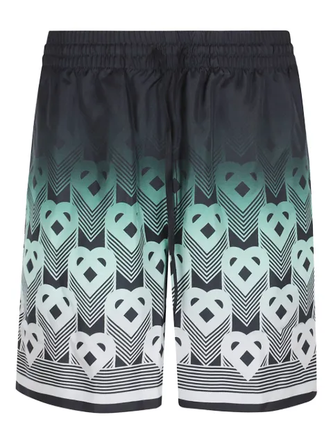 Casablanca shorts con monograma degradado