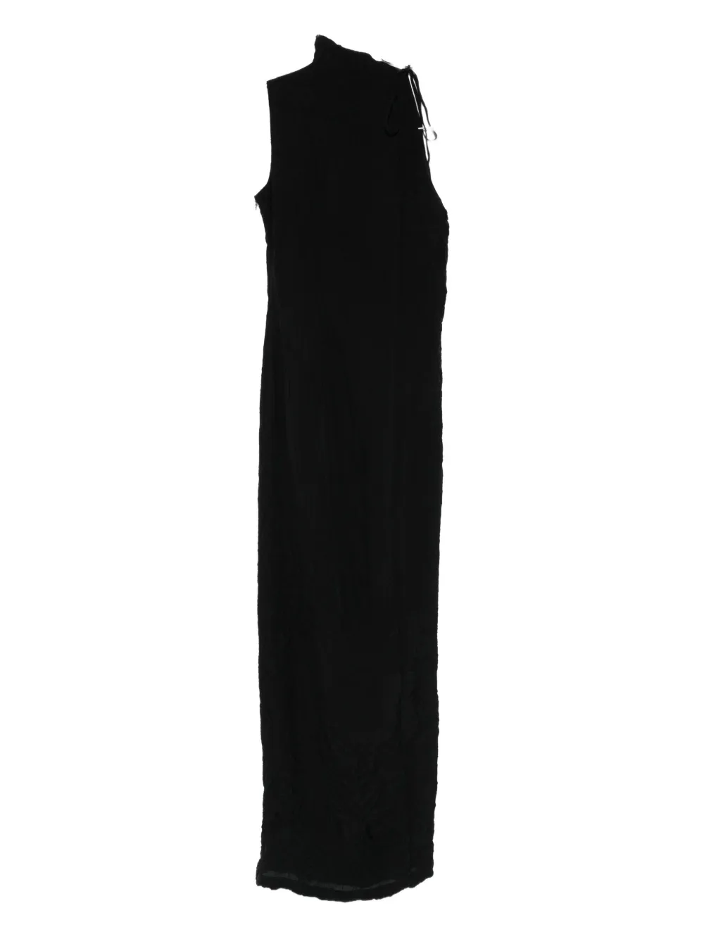 Hope Tie-detailing Midi Dress In Black