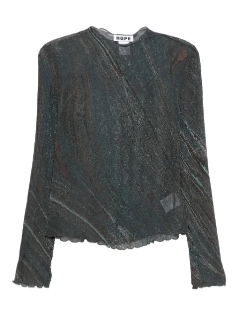 Hope top con estampado abstracto