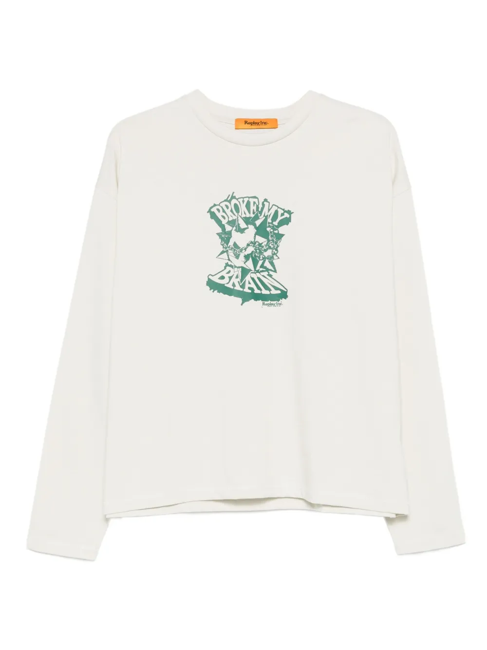 Replay playera con estampado gráfico | blanco | Image 1