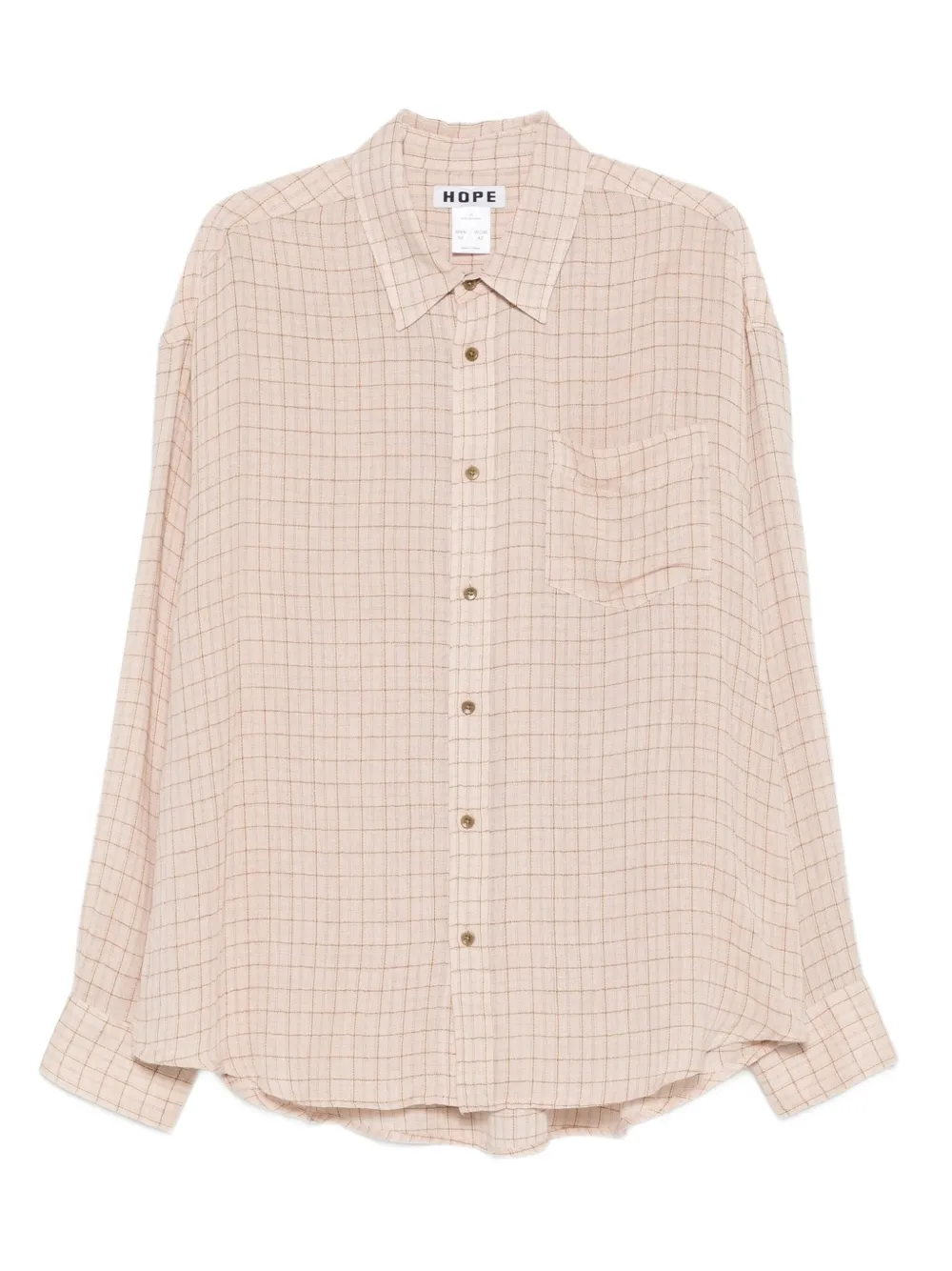 Hope For Men check-pattern shirt | Pink | Image 1