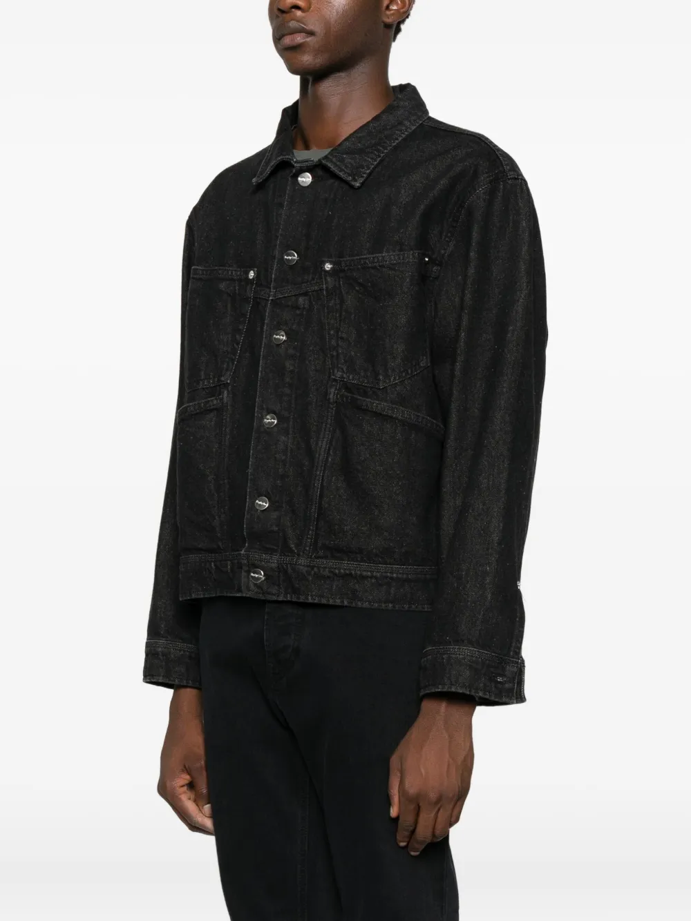 Replay Jack met borstzak Zwart