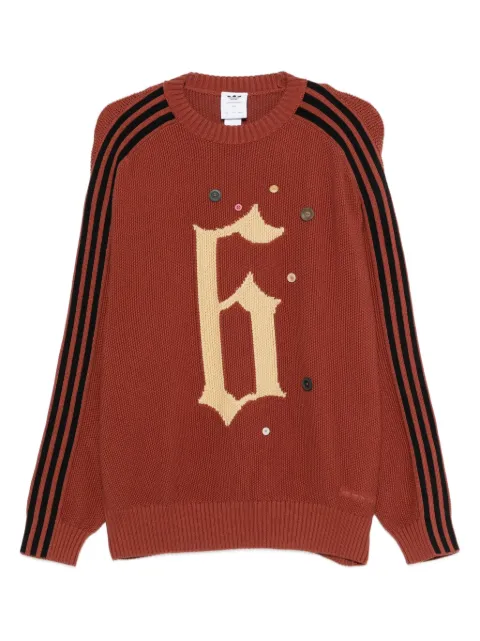 adidas ADI006 stripe button sweater