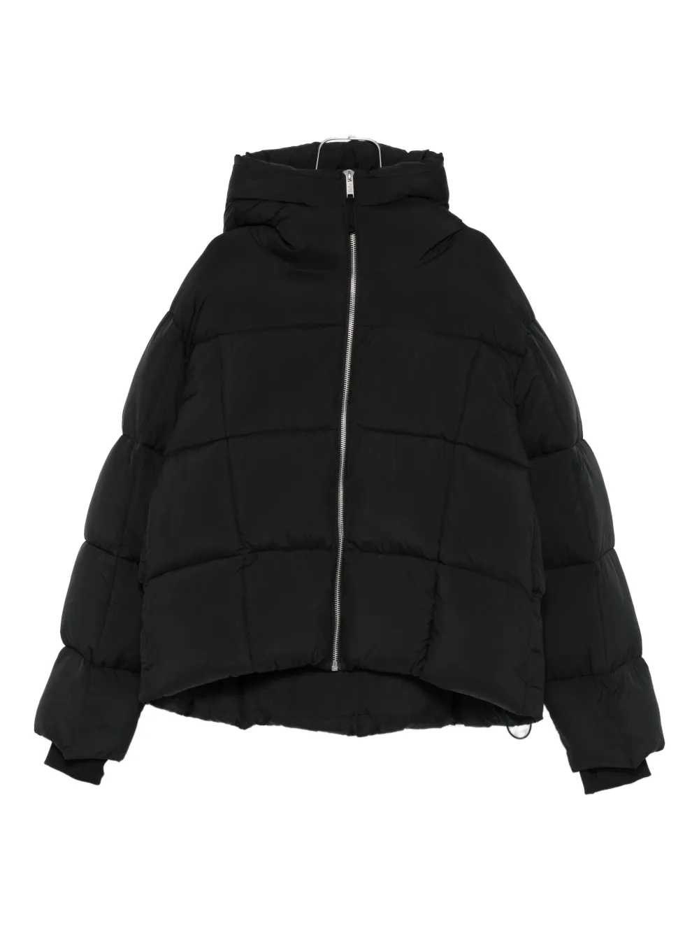 Thom Krom zip-up hooded jacket | Black | Image 1