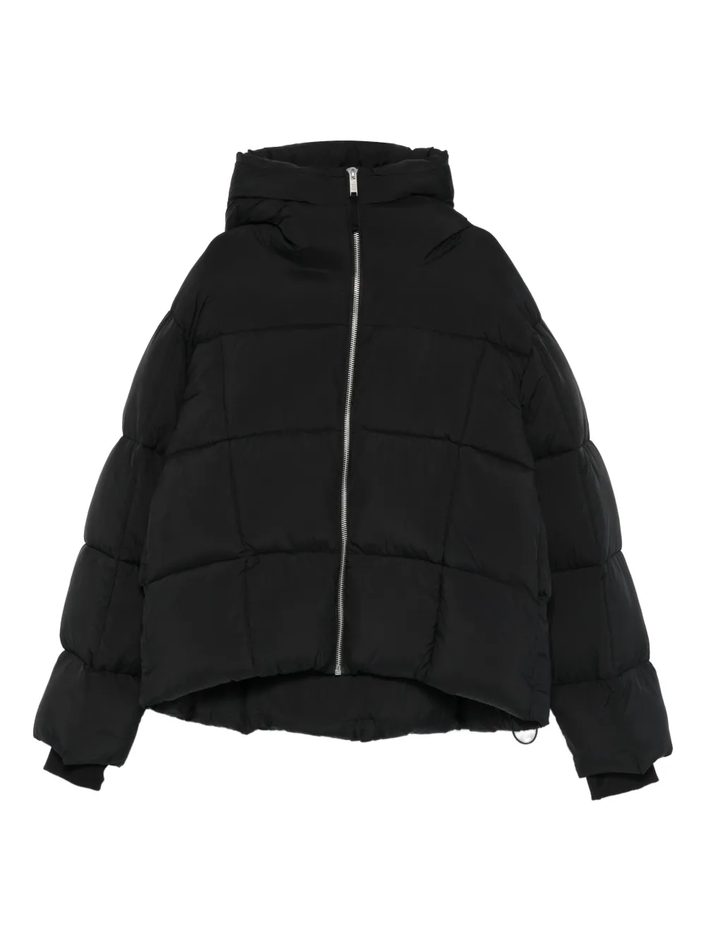 Thom Krom zip-up hooded jacket | Black | Image 1