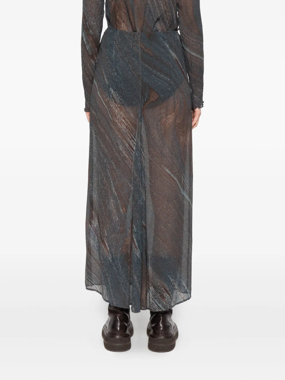 Hope Read Midi Skirt In Green