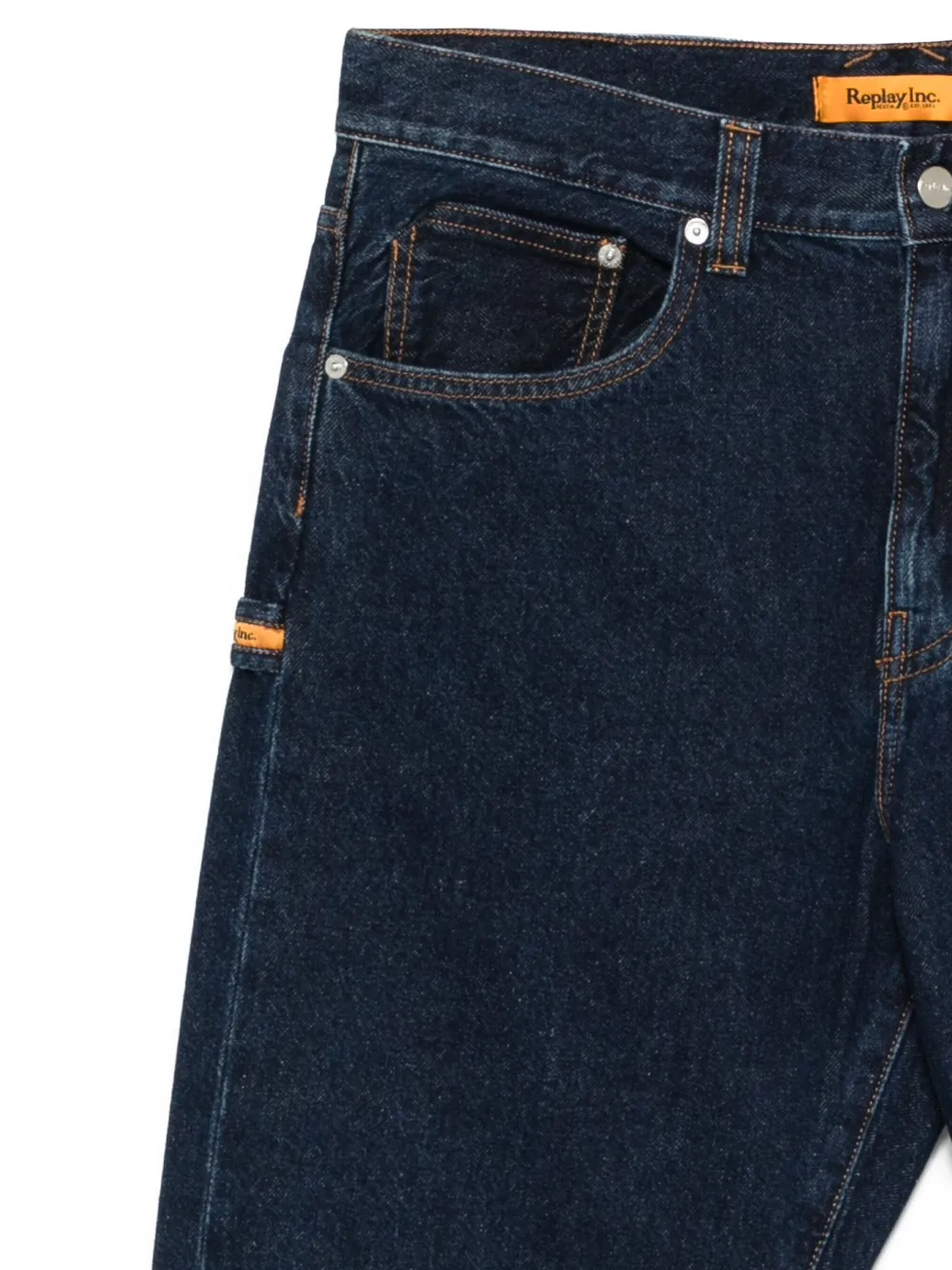 Replay Straight jeans Blauw