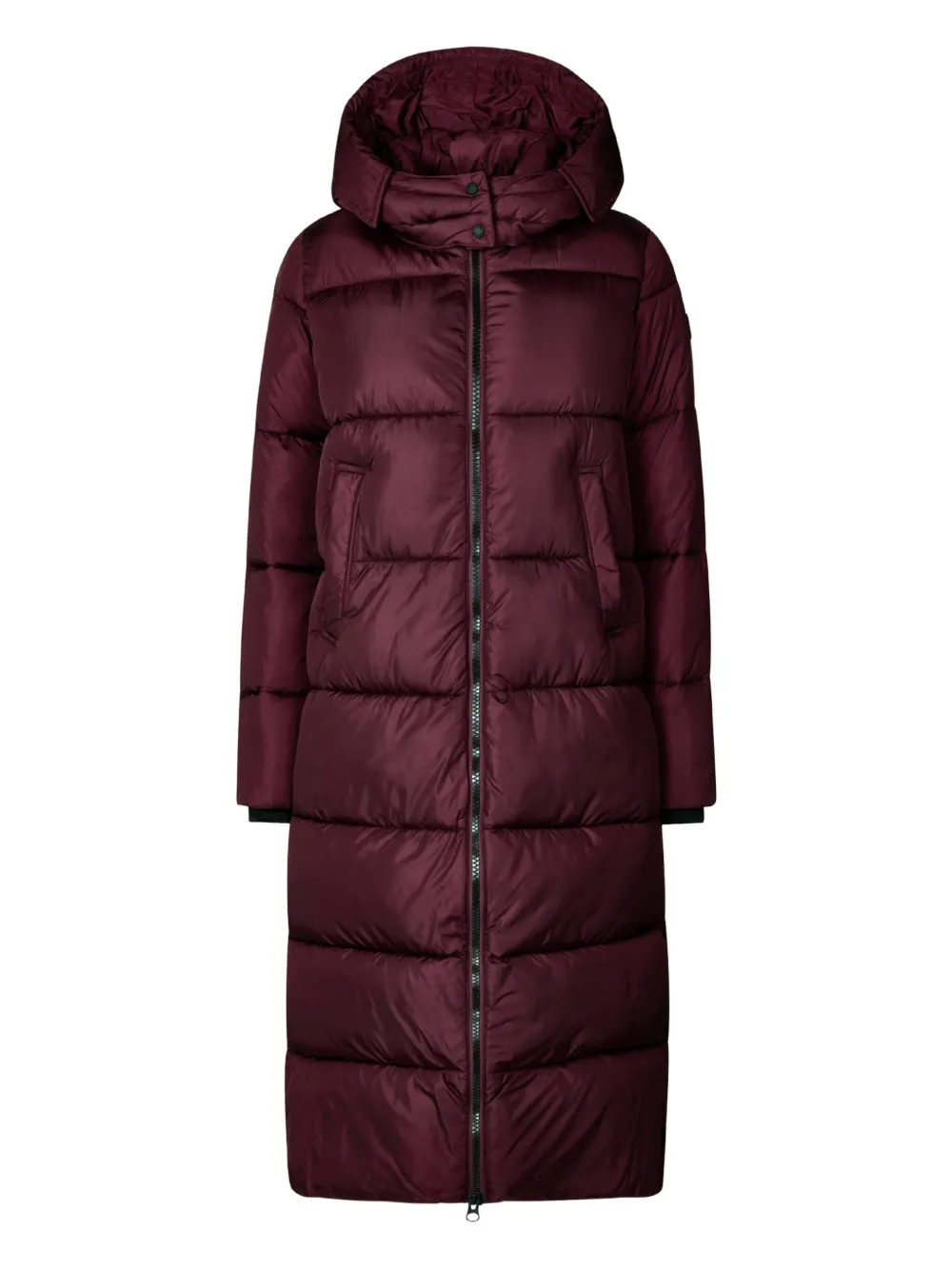 Save The Duck Hooded Padded Coat In Red