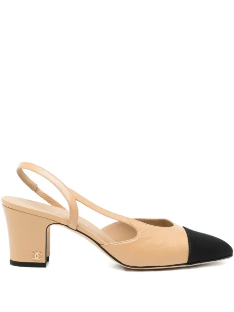 CHANEL Pre-Owned zapatillas con tacón de 70mm