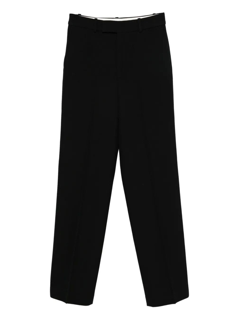 Rohe Pressed-crease Trousers In Black
