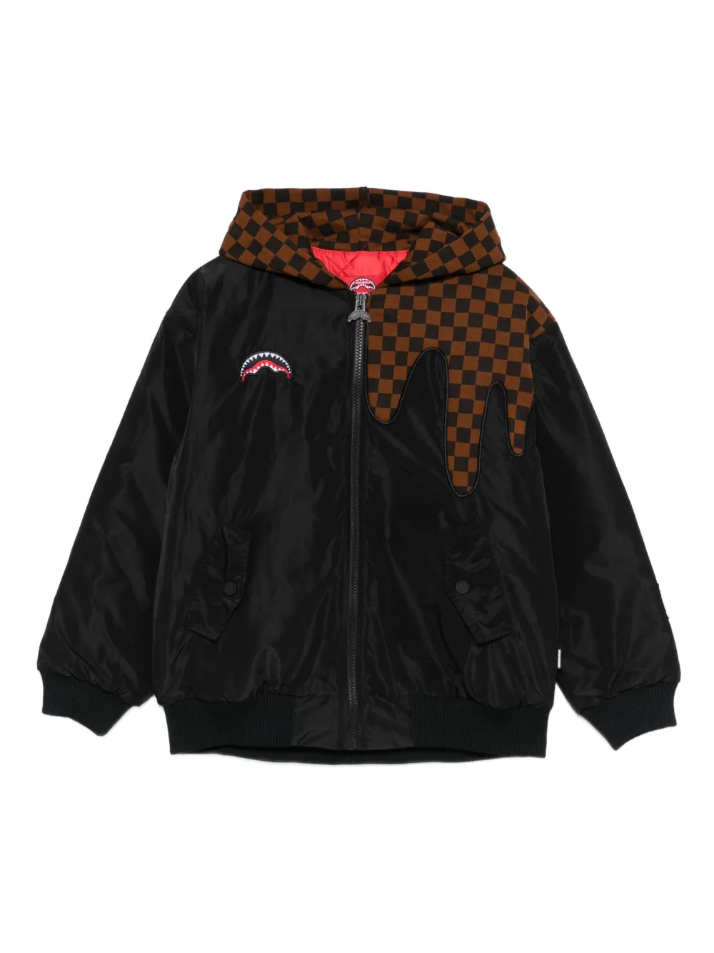 sprayground kid chamarra bomber con cierre | negro | Image 1