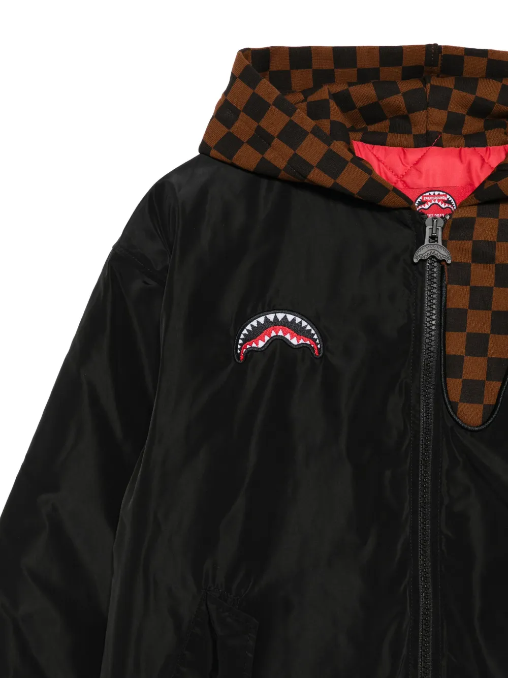 sprayground kid Bomberjack met rits Zwart