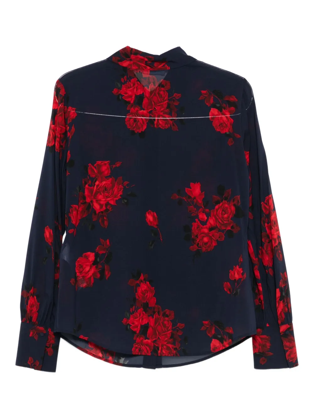 Blugirl blouse met bloemenprint - Blauw