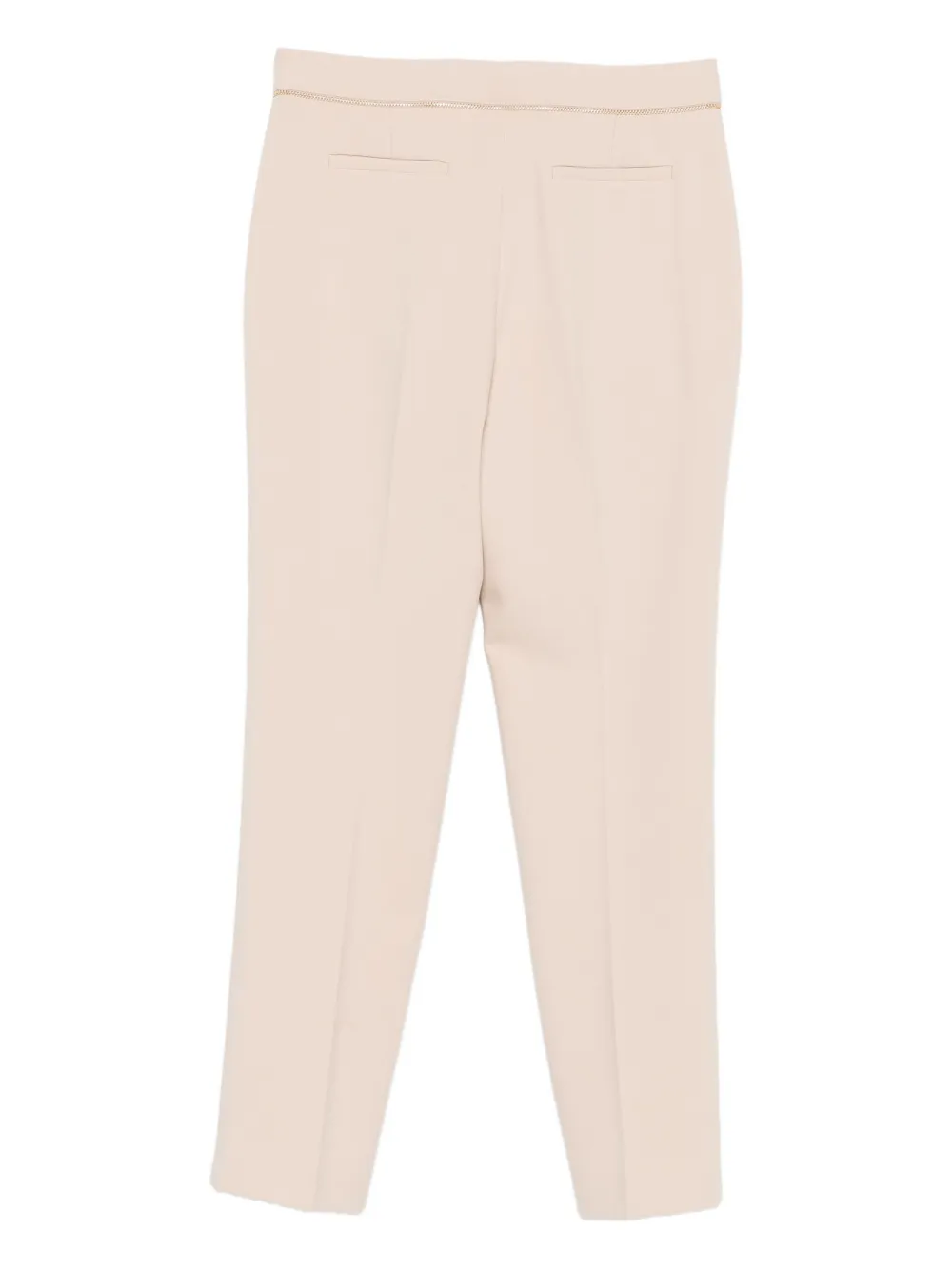 Blugirl zip-embellished trousers - Beige