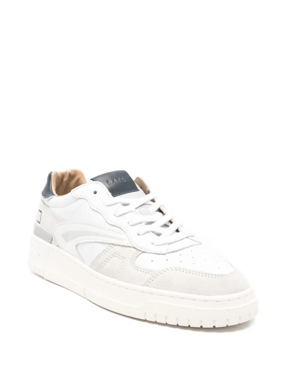 D.A.T.E. panelled sneakers Wit