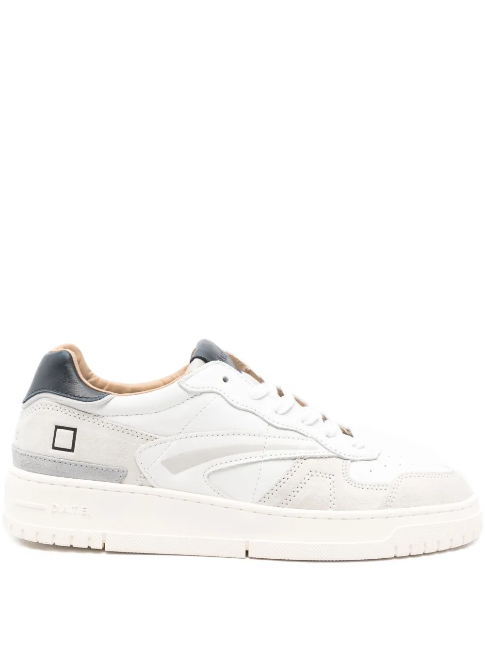 D.A.T.E. panelled sneakers Wit