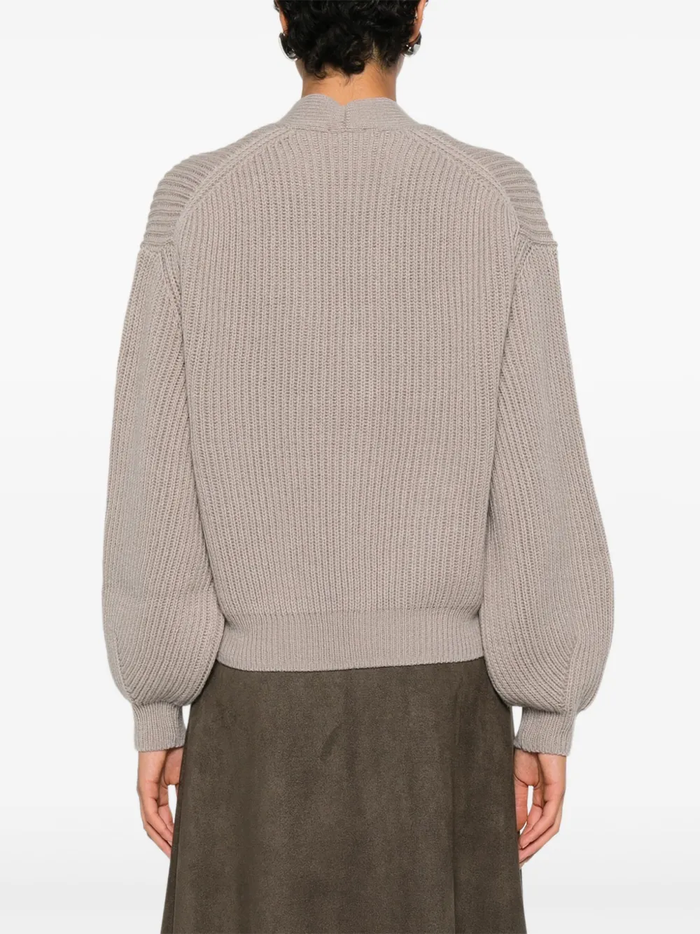 Drykorn Trui met knoopsluiting Beige