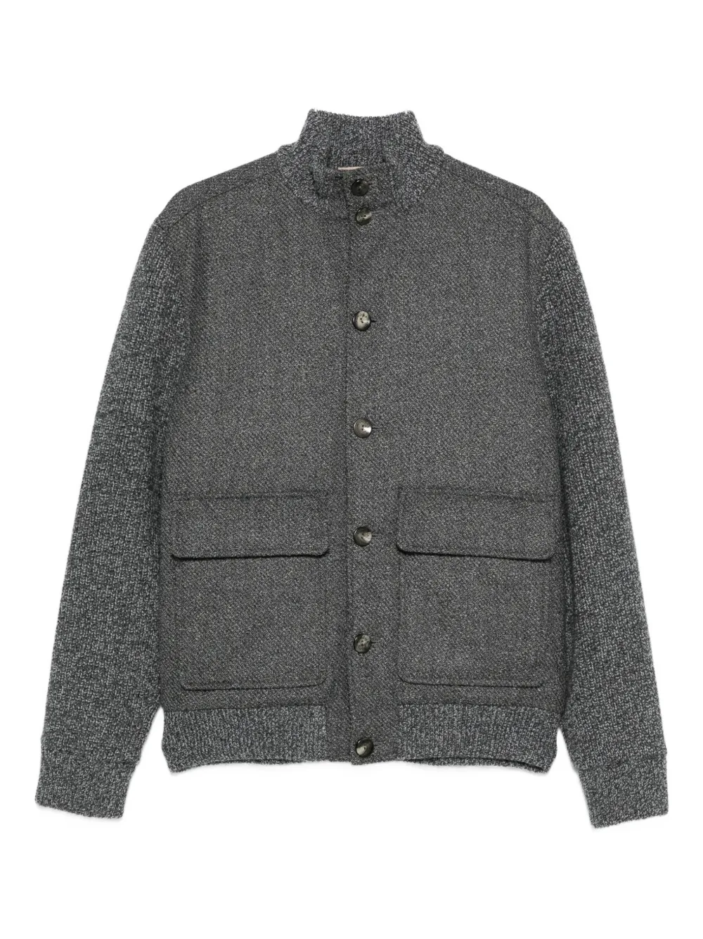 Agnona panelled jacket | Grey | Image 1