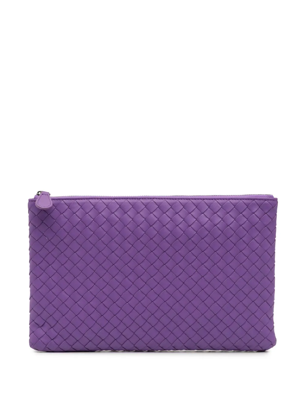 Bottega Veneta Pre-Owned 2013-2025 Nappa Intrecciato clutch bag | Purple | Image 1