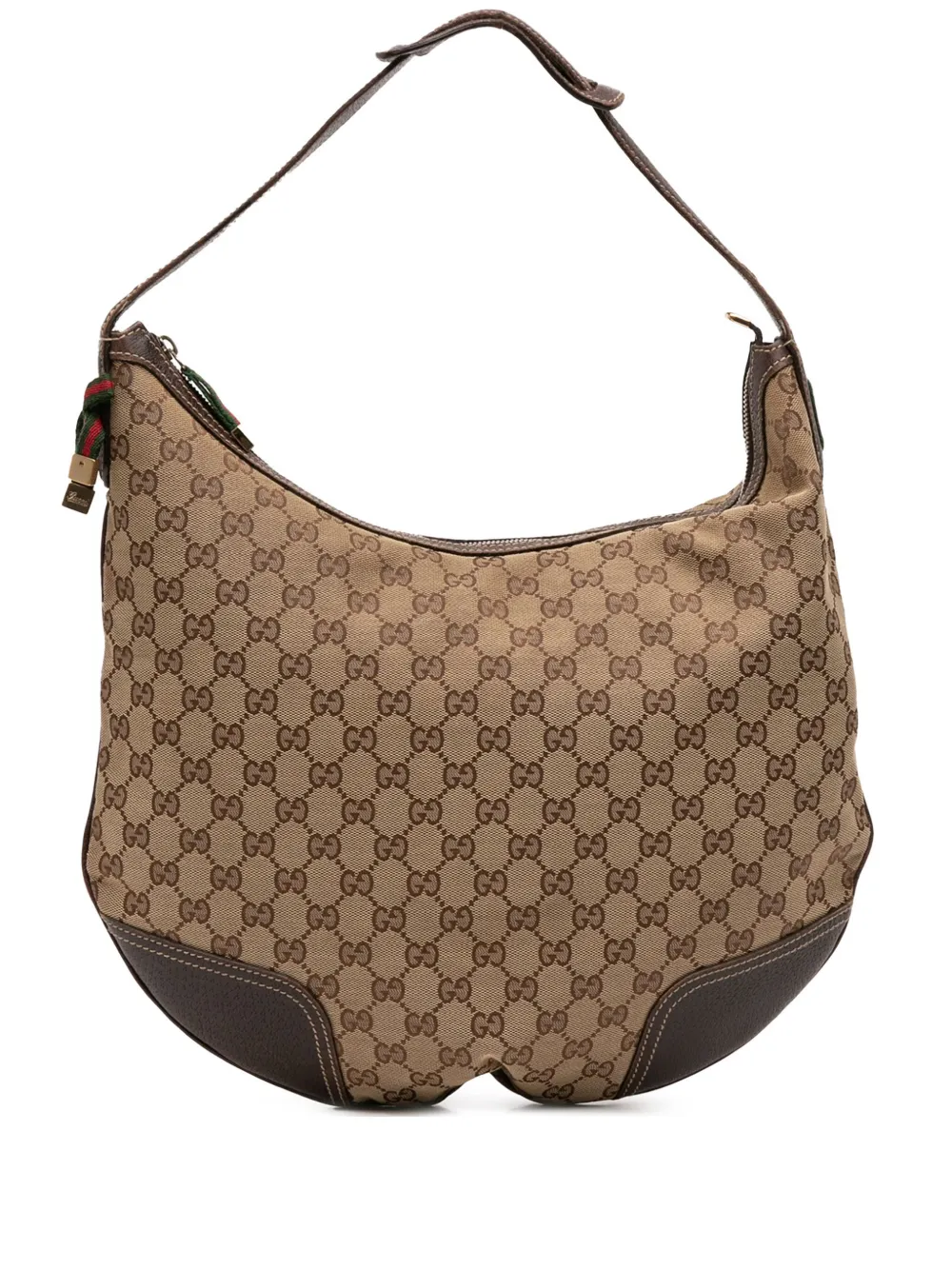 Gucci Pre-Owned 2016-2025 Large GG Canvas Princy hobo bag | Brown | Image 1