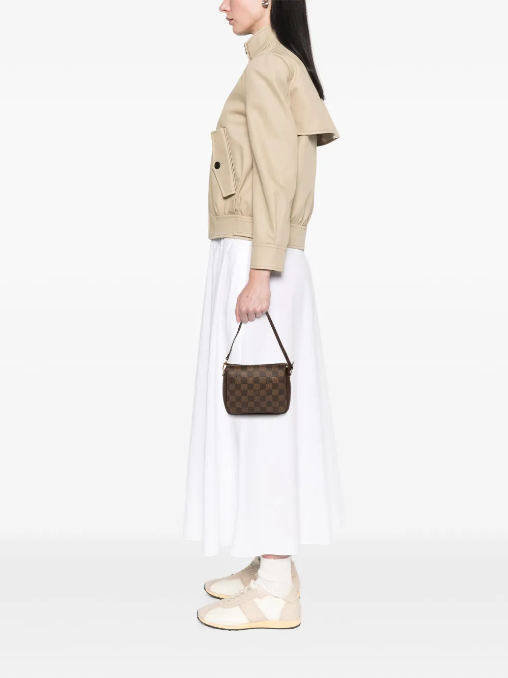 Louis Vuitton Pre-Owned 2003 Damier Ebene Trousse Pochette handbag | Pre-Owned | Image 2