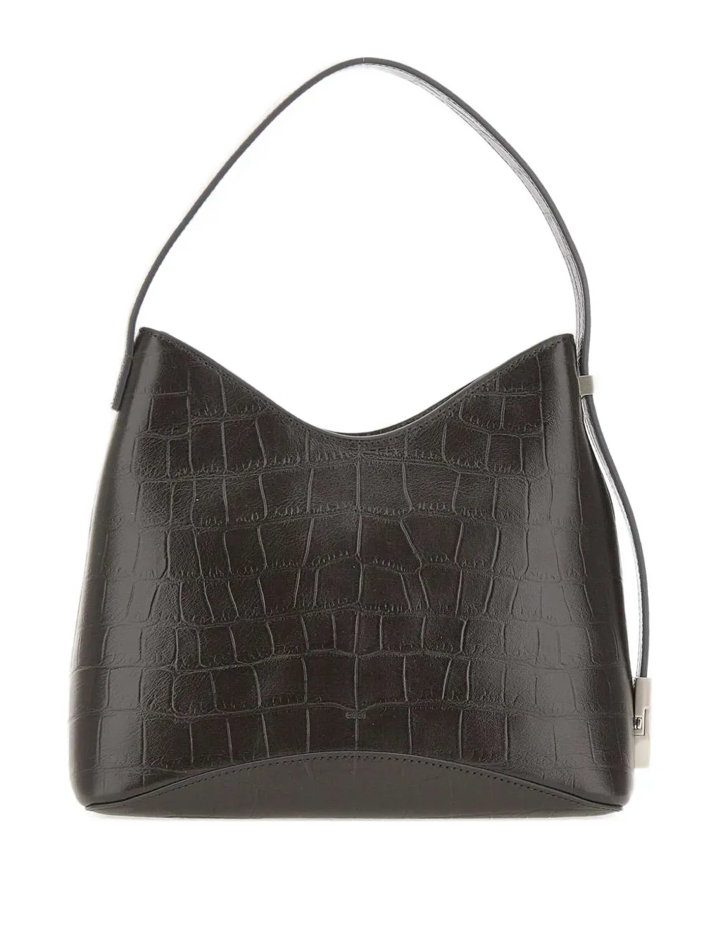 Osoi crocodile-effect leather shoulder bag | Brown | Image 1